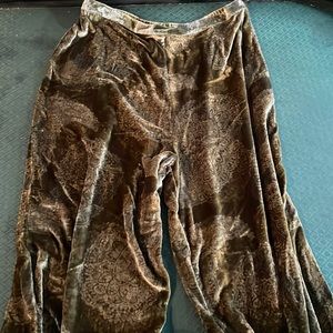 Size 2 Patterned Rayon/Silk Comfy Pants - Chico’s Design Brand